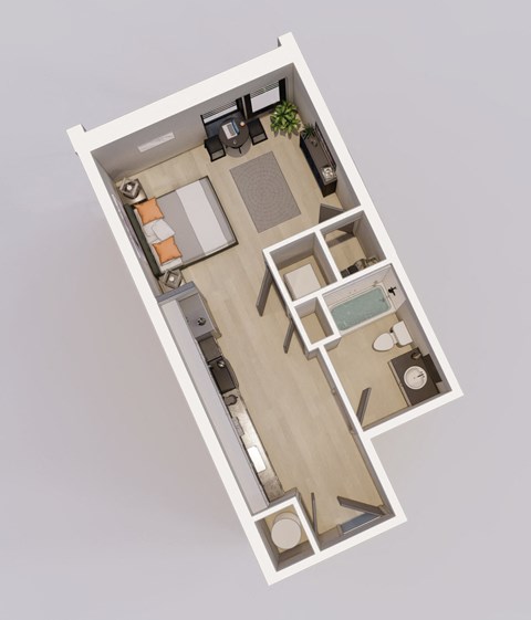 Unit K floor plan